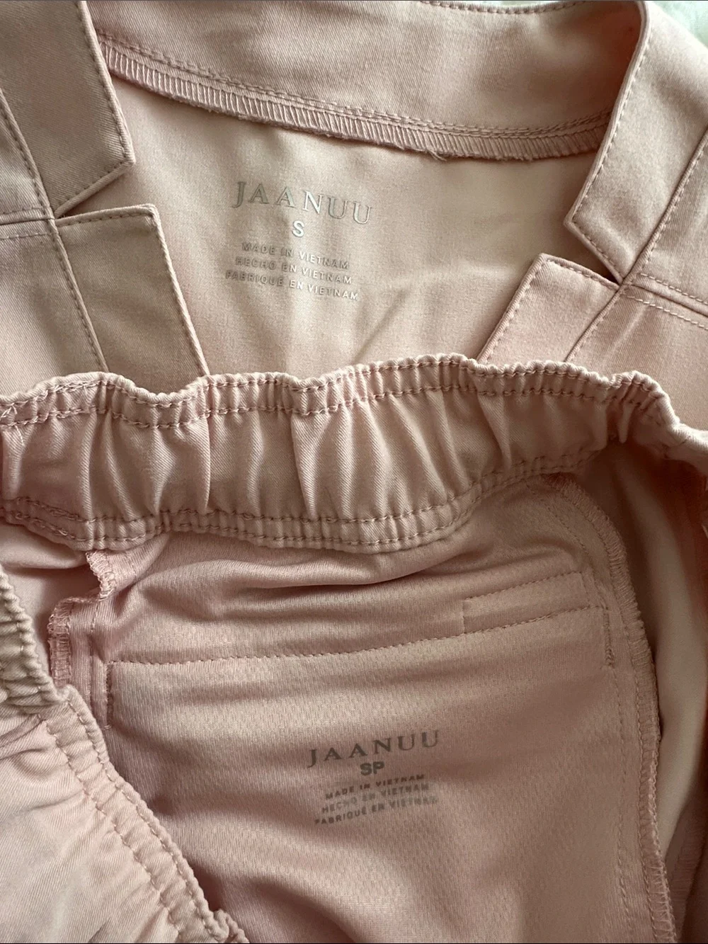Jaunuu Pink Scrub Set - Size Small petite NWOT - Picture 5 of 8